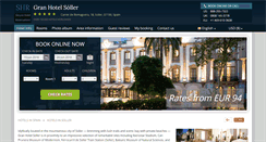Desktop Screenshot of granhotelsollermallorca.com